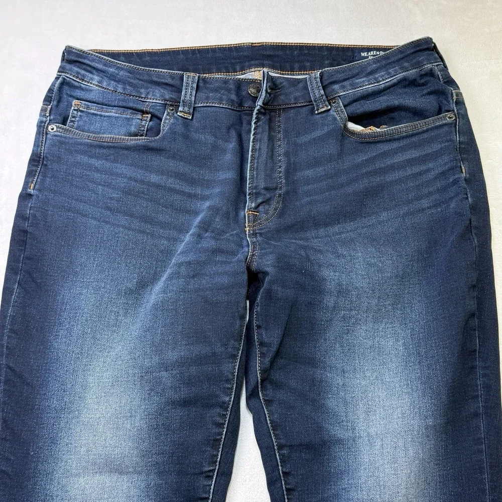Buffalo David Bitton We Are Denim‎ Slim Ash Jeans Dark Wash 36x27 Stretch Soft